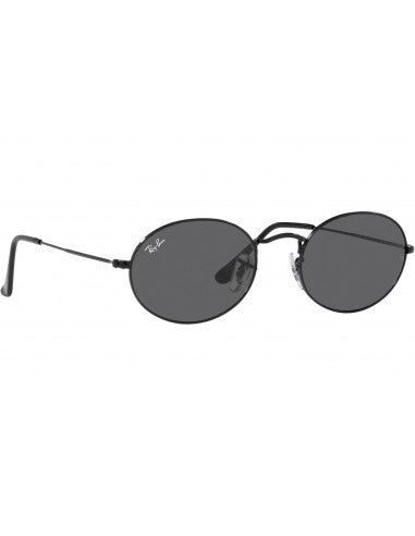 Ray Ban RB3547 002/B1 Oval Metal Clasico Negro Gris