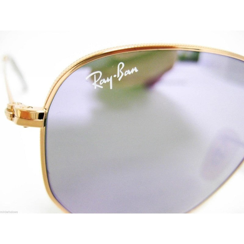 Ray Ban Rb3548n 001 8o Hexagonal Flat Lenses Lilac Mirror