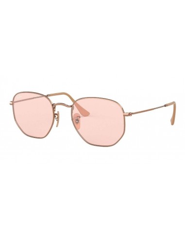 Ray Ban Rb3548n 91310x Hexagonal Rosa Transparente Original