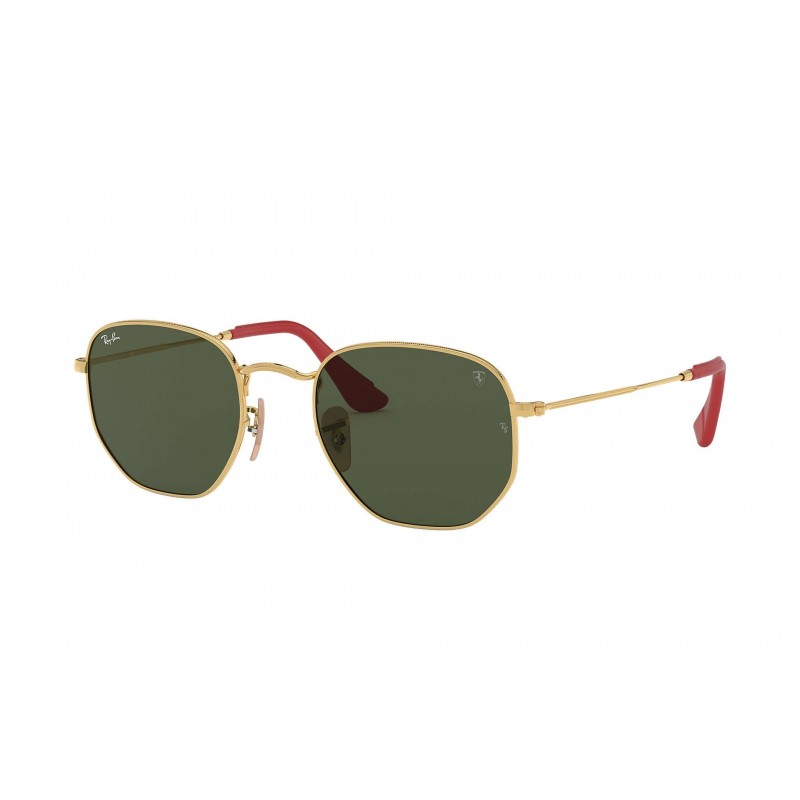 Ray Ban Rb3548nm F00831 Hexagonal Ferrari Negro G-15 Dorado