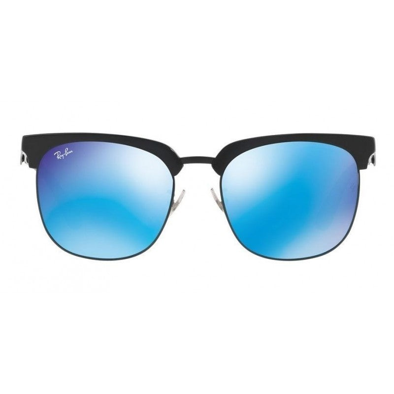 Ray Ban Rb3565d 002/55 Clubmaster Highstreet Azul Espejo Negro