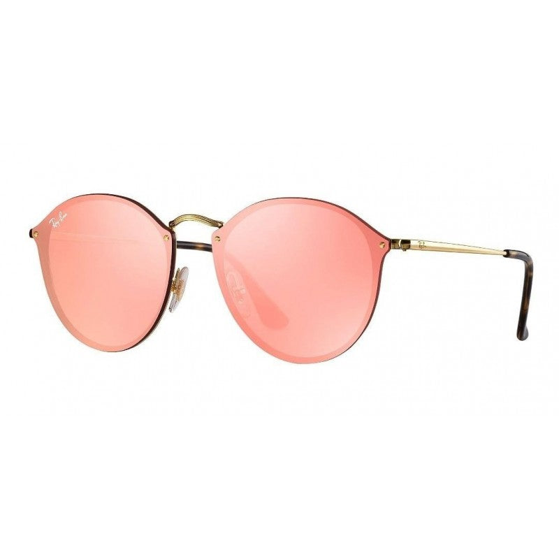 Ray Ban Rb3574n 001/4e Round Metal Blaze Rosa Dorado