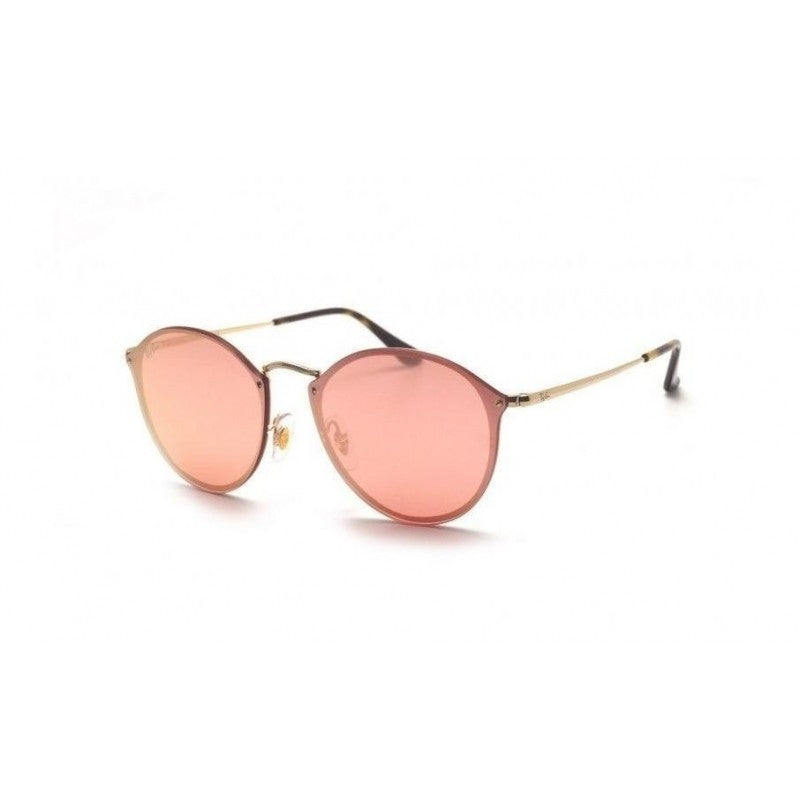 Ray Ban Rb3574n 001/4e Round Metal Blaze Rosa Dorado