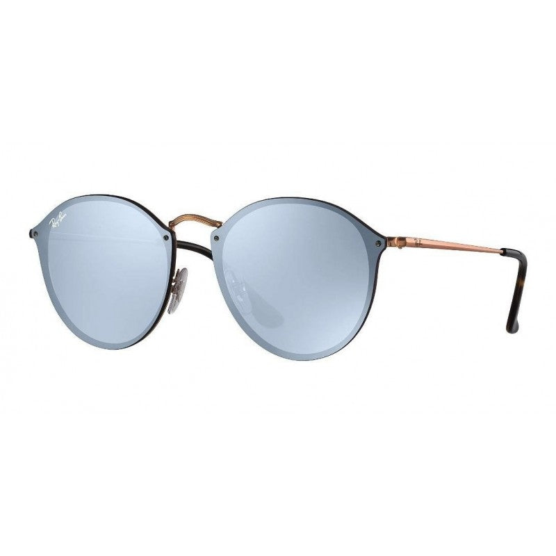 Ray Ban Rb3574n 9035/1u Round Metal Blaze Lila Espejo Bronce