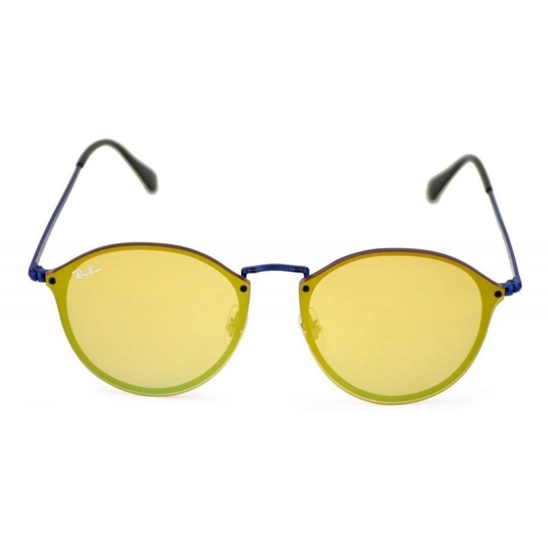 Ray Ban Rb3574n 90387j Round Metal Blaze Amarillo Azul