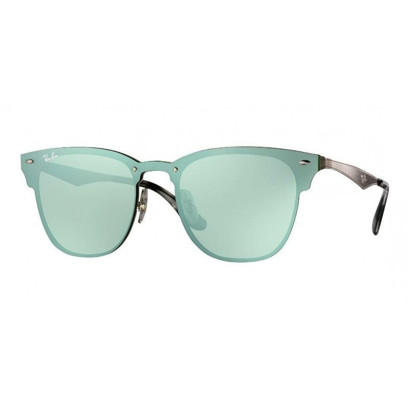 Ray Ban Rb3576n 042/30 Clubmaster Blaze Plata Espejo Gris