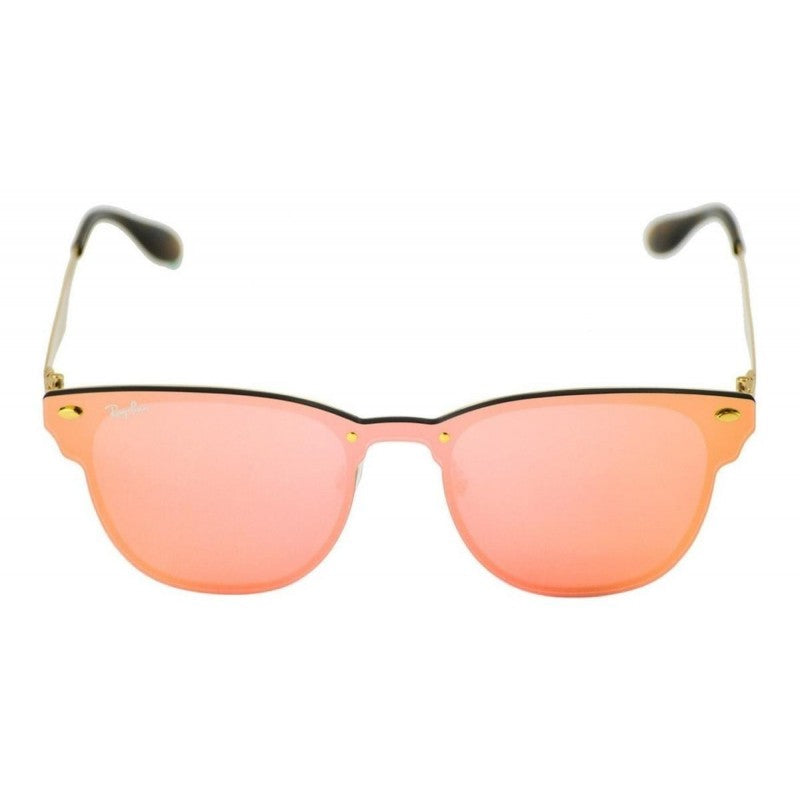 Ray Ban Rb3576n 043/e4 Clubmaster Blaze Rosa Espejo Dorado