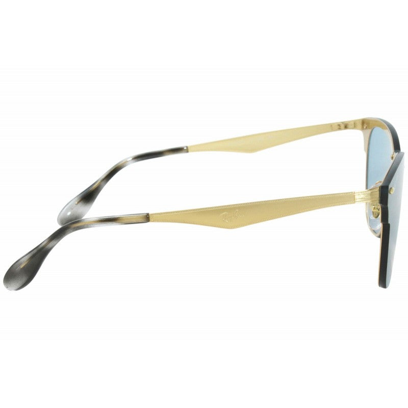 Ray Ban Rb3576n 917280 Clubmaster Blaze Azul transparente Dorado Original