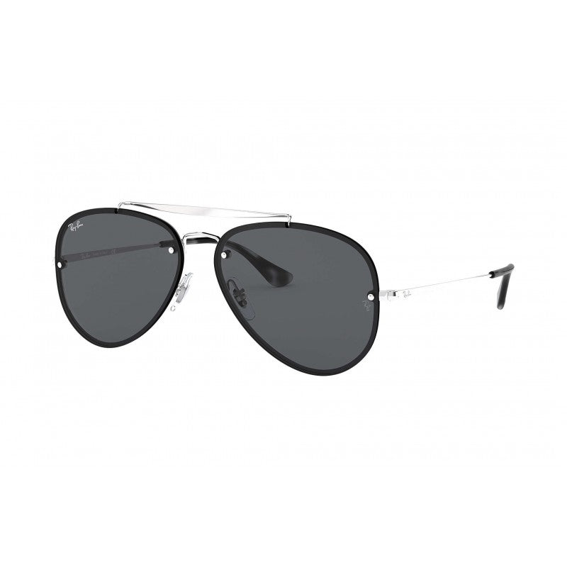 Ray Ban Rb3584N 003/87 Aviator Blaze Negro Plateado Original