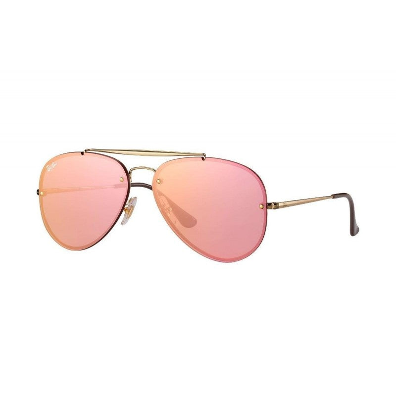 Ray Ban Rb3584n 9052e4 Aviator Blaze Rosa Dorado Original