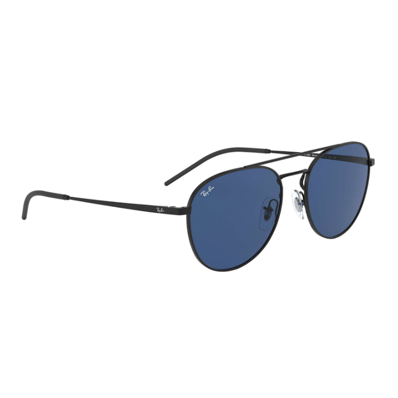 Ray Ban RB3589 901480 Round Azul Transparente Negro Mate