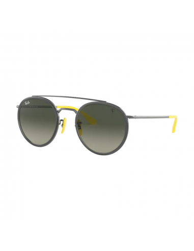 Ray Ban Rb3647M F030/71 Round Duble Bridge Scuderia Ferrari Gris degradado