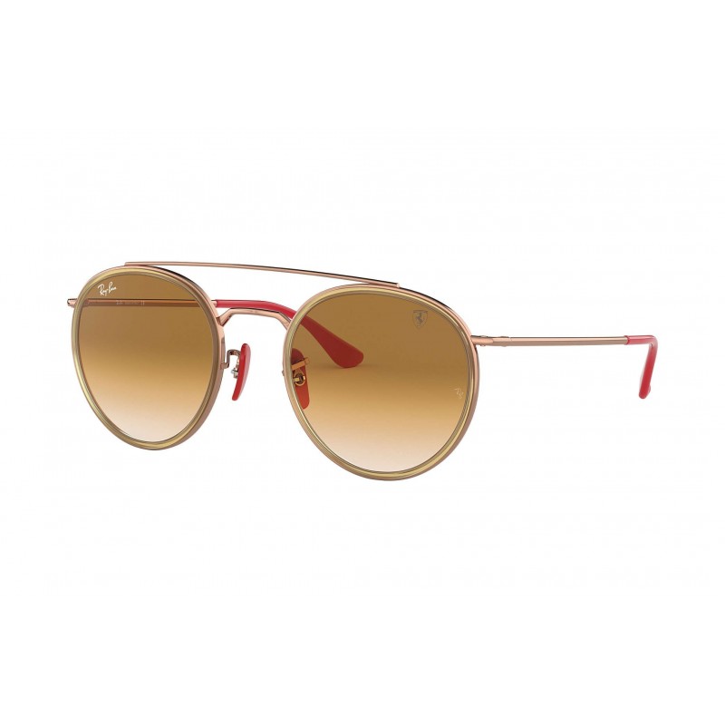 Ray Ban RB3647M F03251 Round Duble Bridge Scuderia Ferrari Cafe degradado