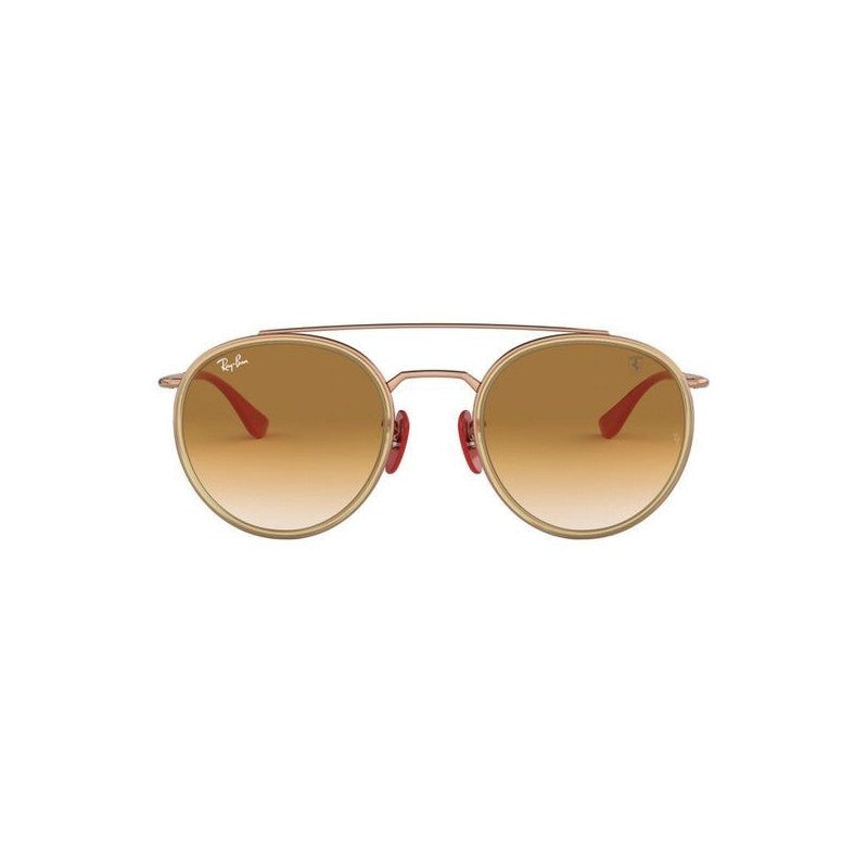 Ray Ban RB3647M F03251 Round Duble Bridge Scuderia Ferrari Cafe degradado