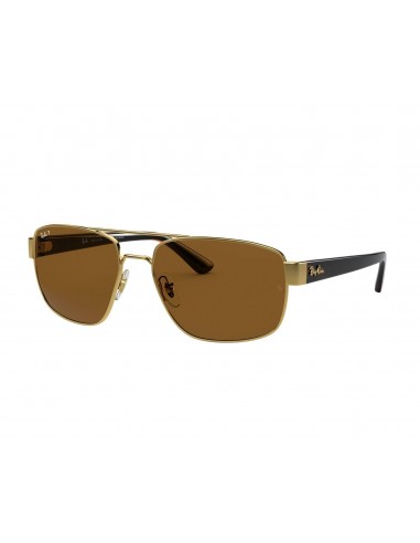 Ray Ban Rb3663 001/57 Square Shape Cafe B-15 Polarizado