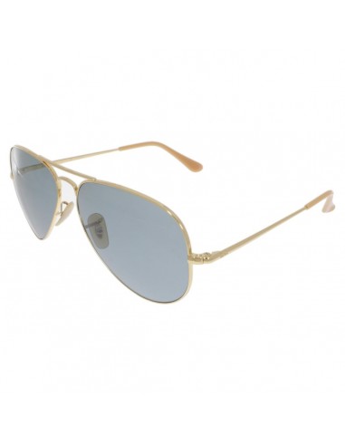 Ray Ban Rb3689 9064/S2 New Aviator Azul Dorado Polarizado