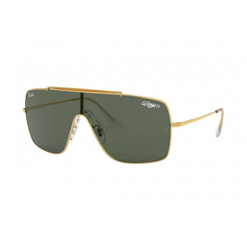 Ray Ban Rb3697 905071 Wings II Negro G15 Dorado Original