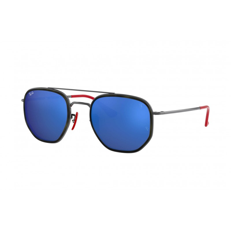 Ray Ban RB3748M F03668 The Marshal Scuderia Ferrari Azul Espejo