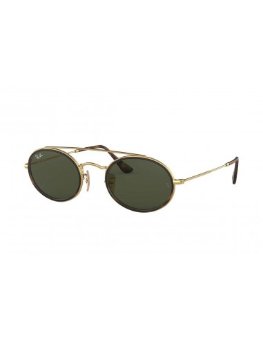 Ray Ban Rb3847n 912131 Oval Double Bridge Negro G15 Dorado