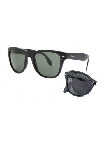 Ray Ban Rb4105 601S Wayfarer Folding Negro Mate G-15 Original