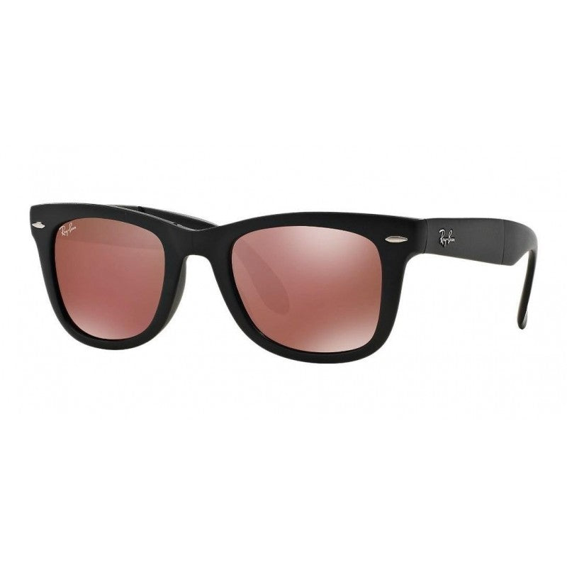 Ray Ban Rb4105 601s/2k Wayfarer Folding Vino espejo Negro