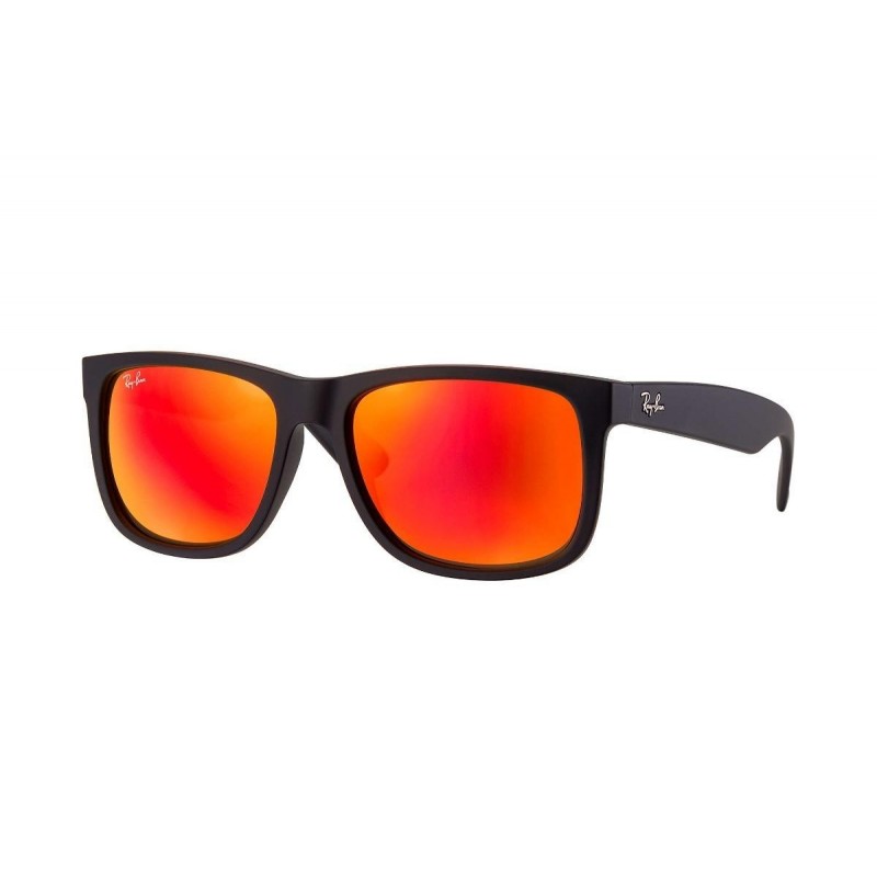 Ray Ban Rb4165 622/6q Justin Rojo Espejo Negro Original