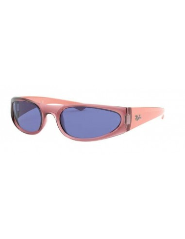 Ray Ban Rb4332 6480/80 Square Oval Acetato Rosa Azul Original