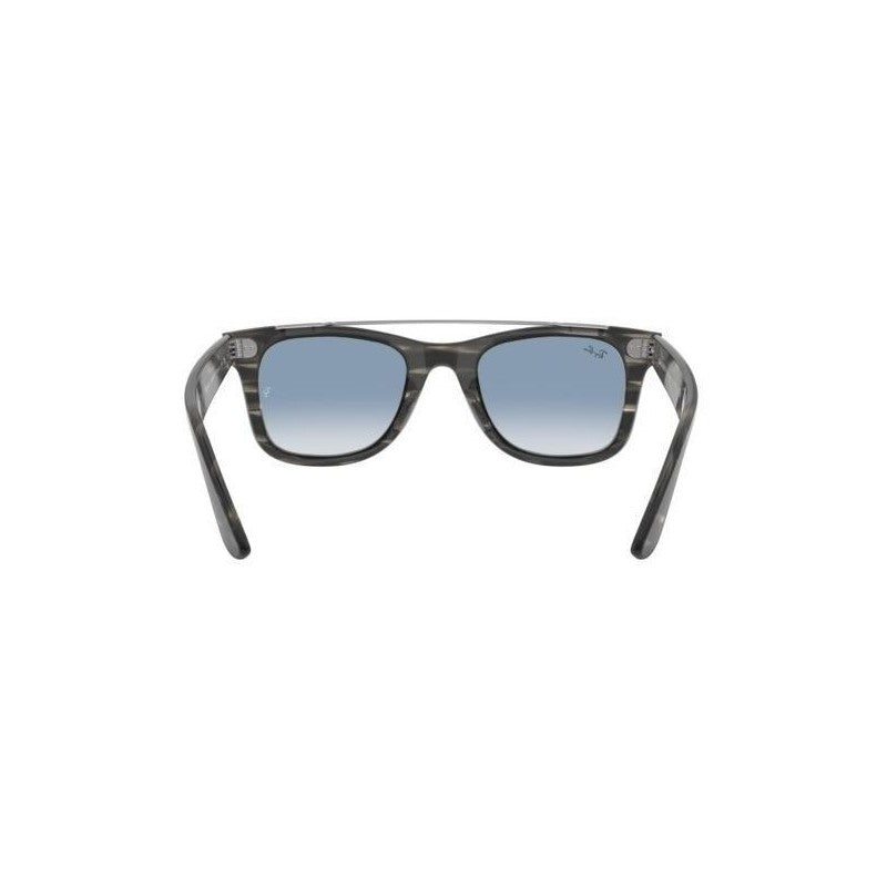 Ray Ban Rb4540 6412/3f Wayfarer Double Bridge Carey Gris Azu