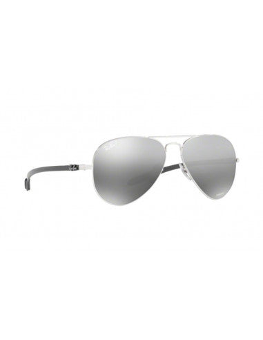 Ray Ban Rb8317CH 003/5J Aviator Chromance Plata Fibra Carbono